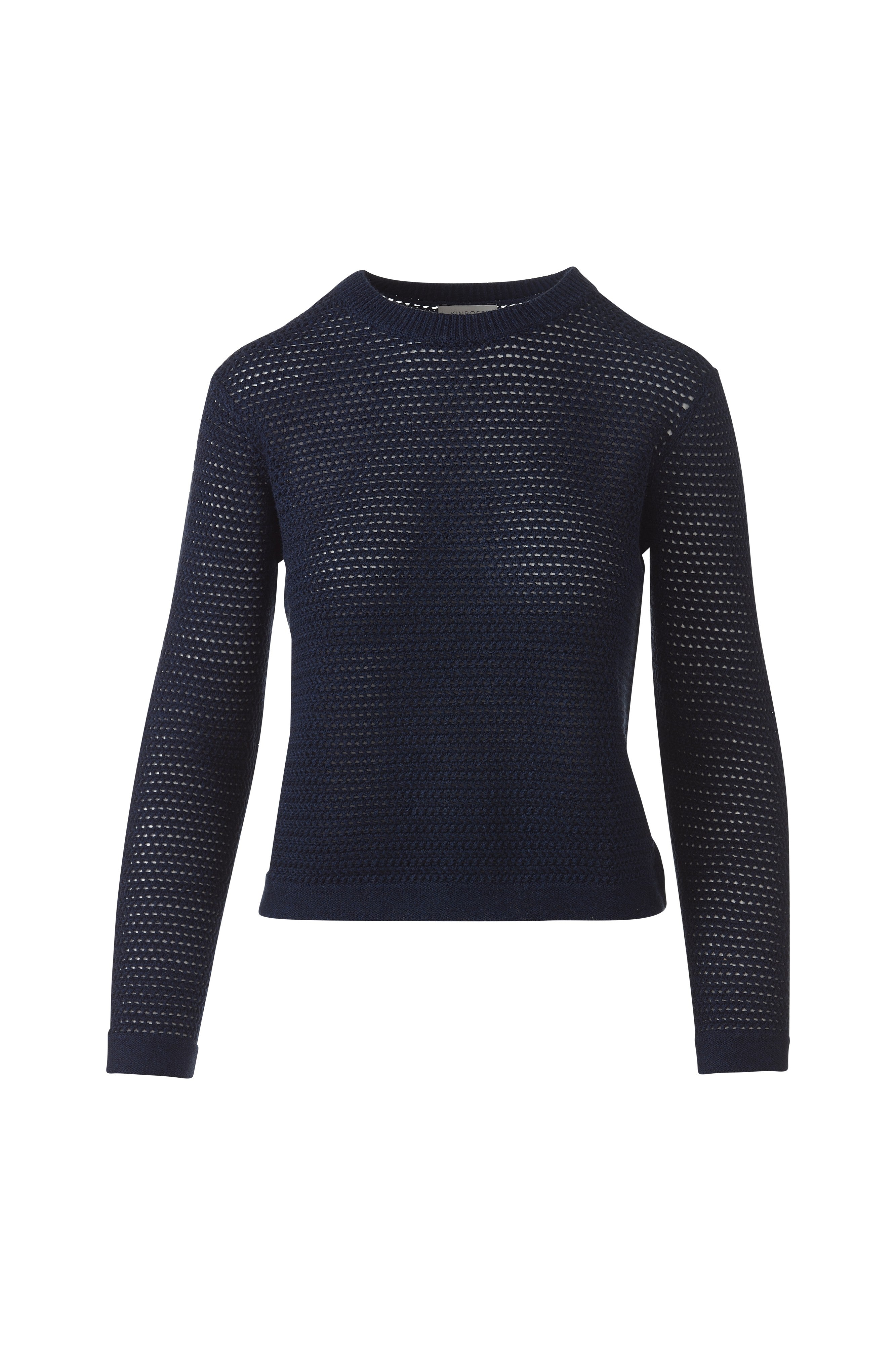 OPENWORK CREW-NAVY-XS-Kinross Cashmere-Levy's Clothier