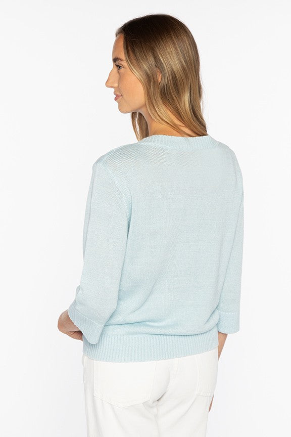 ELBOW SLEEVE PULLOVER-BERRY-XS-Kinross Cashmere-Levy's Clothier
