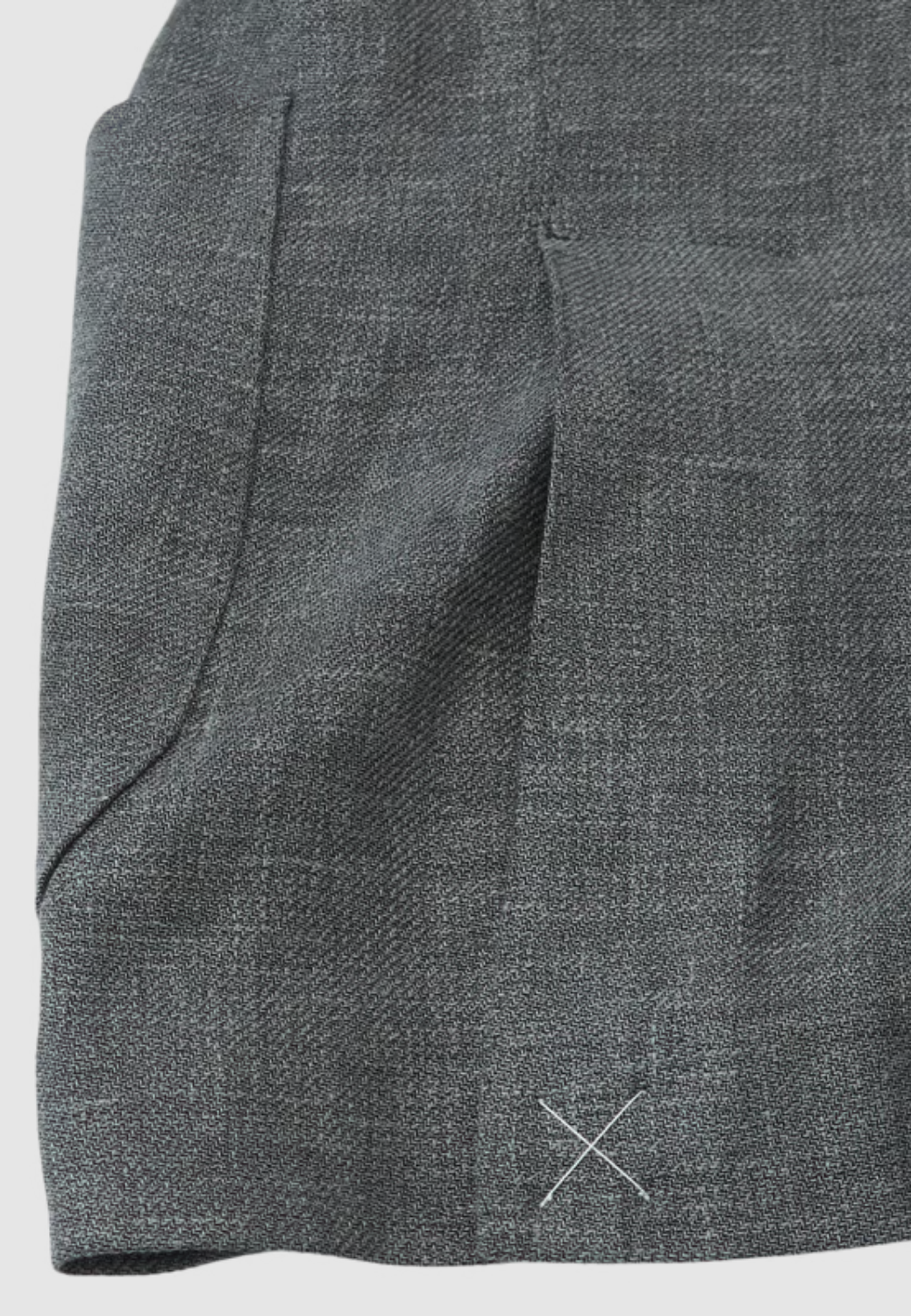2 Button Blazer - Mid Grey