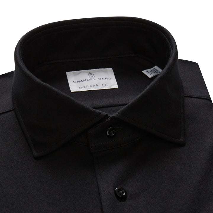Modern 4 Flex Stretch Knit Shirt - Black