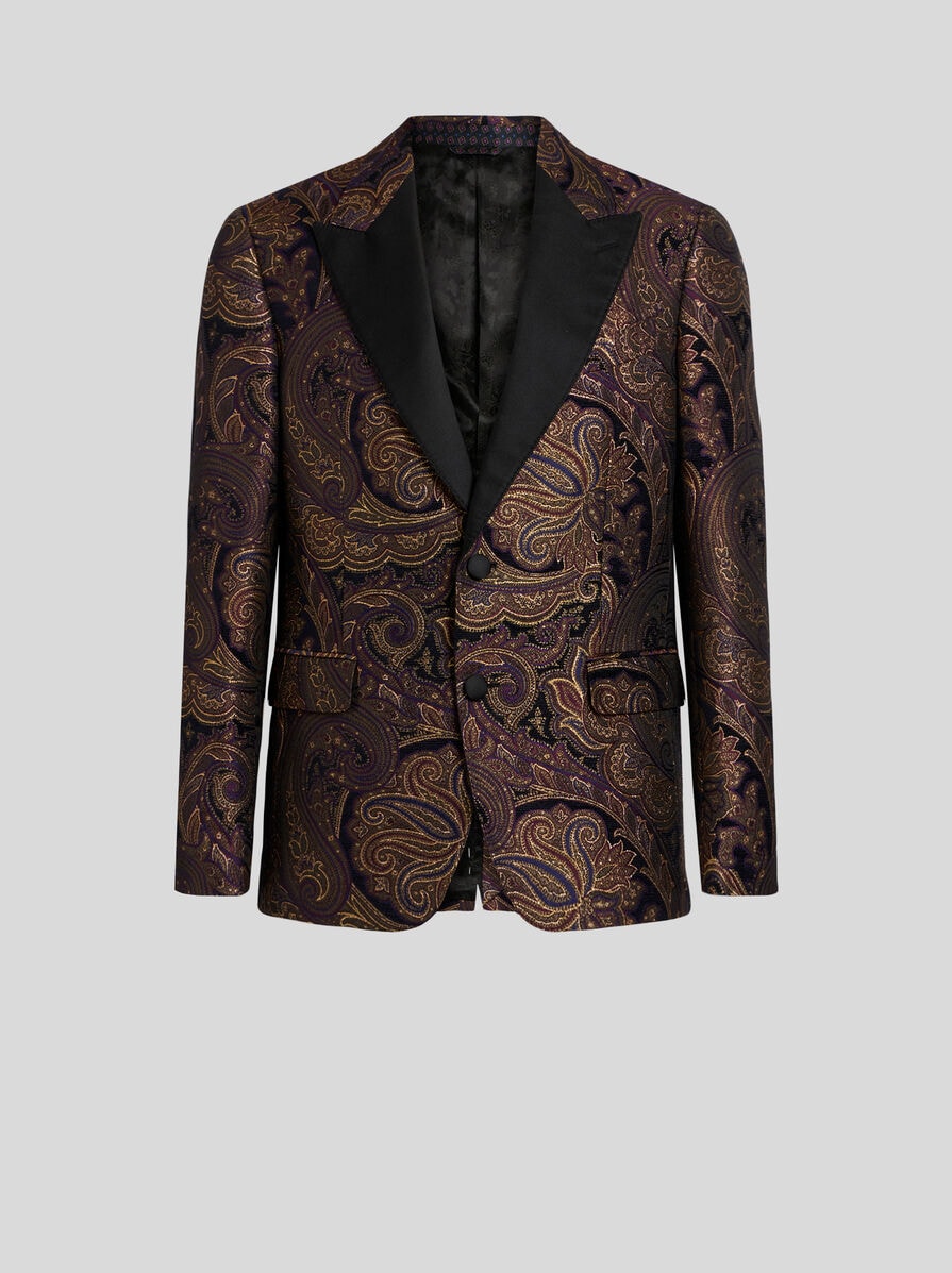 Paisley Jacquard Brocade Blazer-52-REG-ETRO-Levy's Clothier