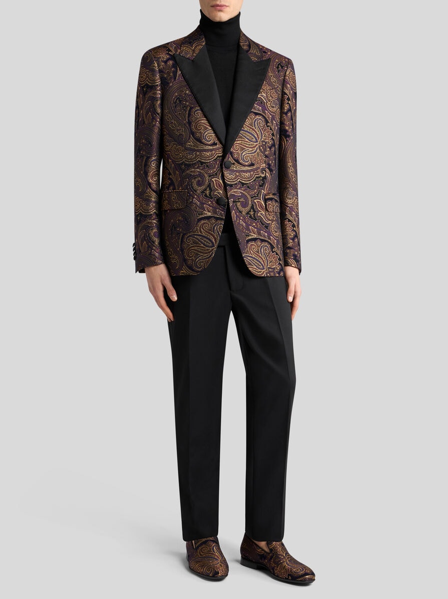 Paisley Jacquard Brocade Blazer-52-REG-ETRO-Levy's Clothier