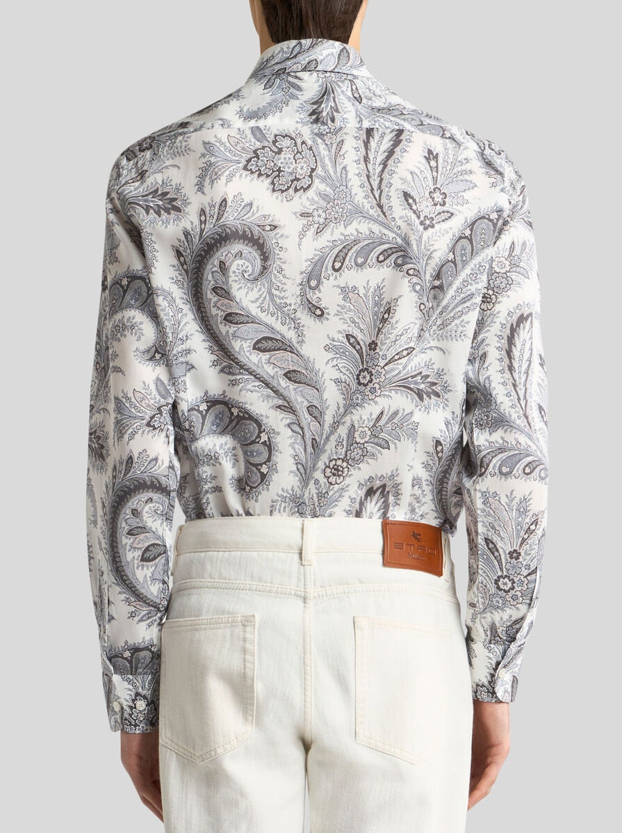 Floral Paisley Cotton Shirt-41-ETRO-Levy's Clothier