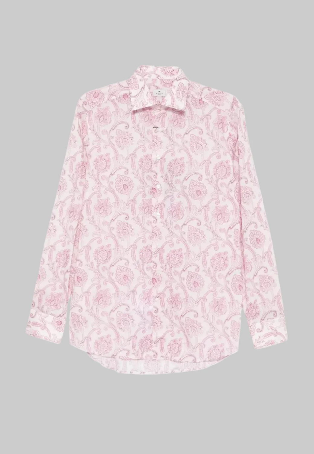 Long Sleeve Button Down Shirt - Paisley