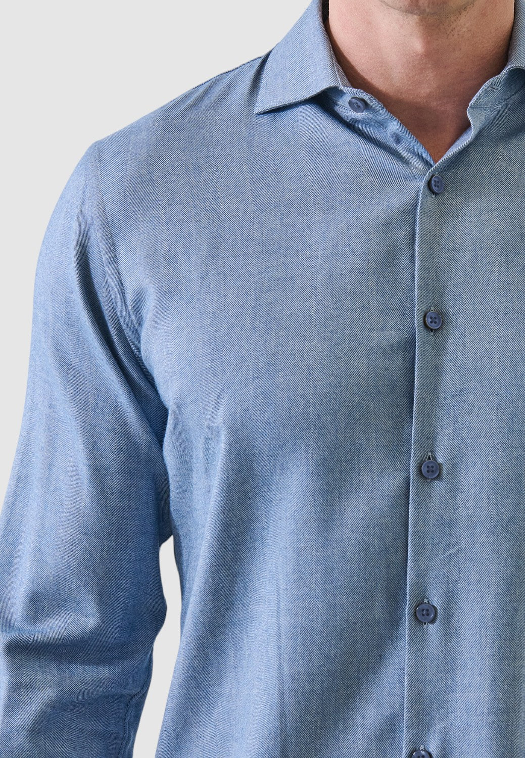Tailored Flannel Shirt-M-OMAN-PATRICK ASSARAF-Levy's Clothier