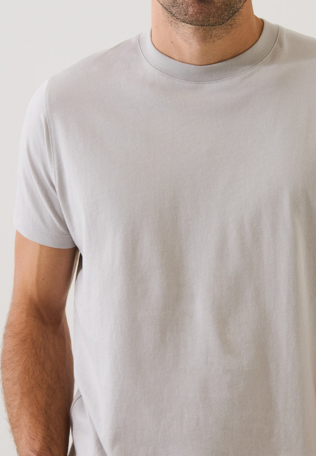 Organic Pima Cotton High Neck T-Shirt-M-BLACK-PATRICK ASSARAF-Levy's Clothier
