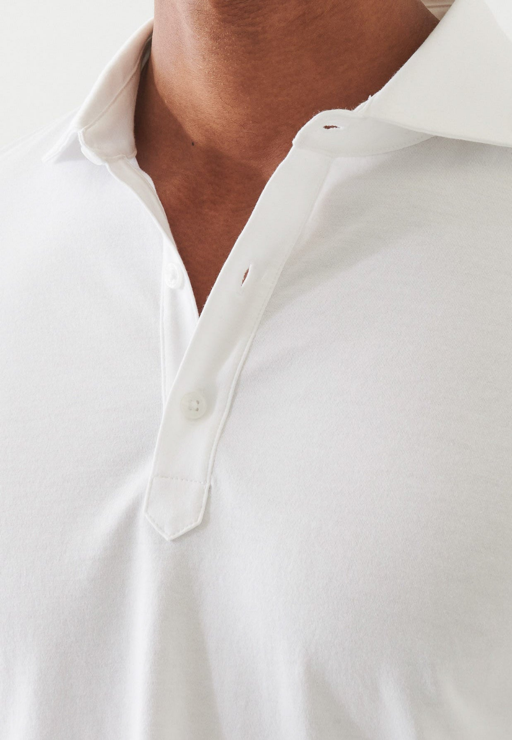 Organic Pima Cotton Polo Shirt-M-LIGHT GREY-PATRICK ASSARAF-Levy's Clothier