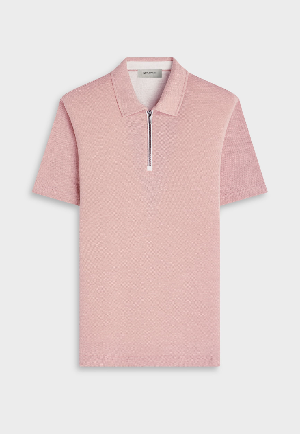 Performance Melange Quarter-Zip Polo-M-DUSTY PINK-BUGATCHI-Levy's Clothier