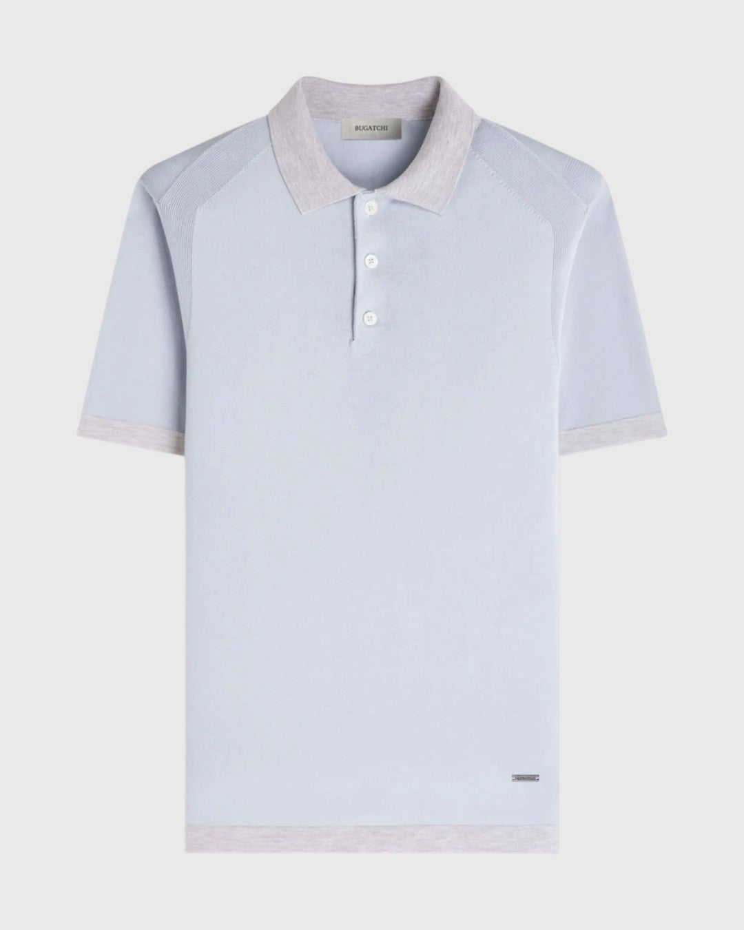 Jersey Knit Short-Sleeve Polo Sweater-M-ICE-BUGATCHI-Levy's Clothier