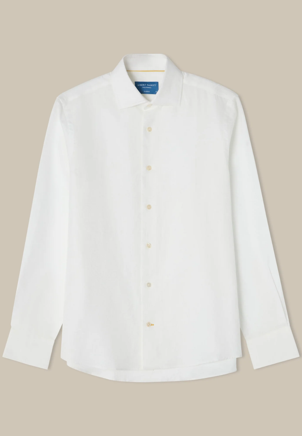 Reynolds Paisley Jacquard Cotton Linen Blend Shirt-15-LIGHT BLUE-ROBERT TALBOTT-Levy's Clothier