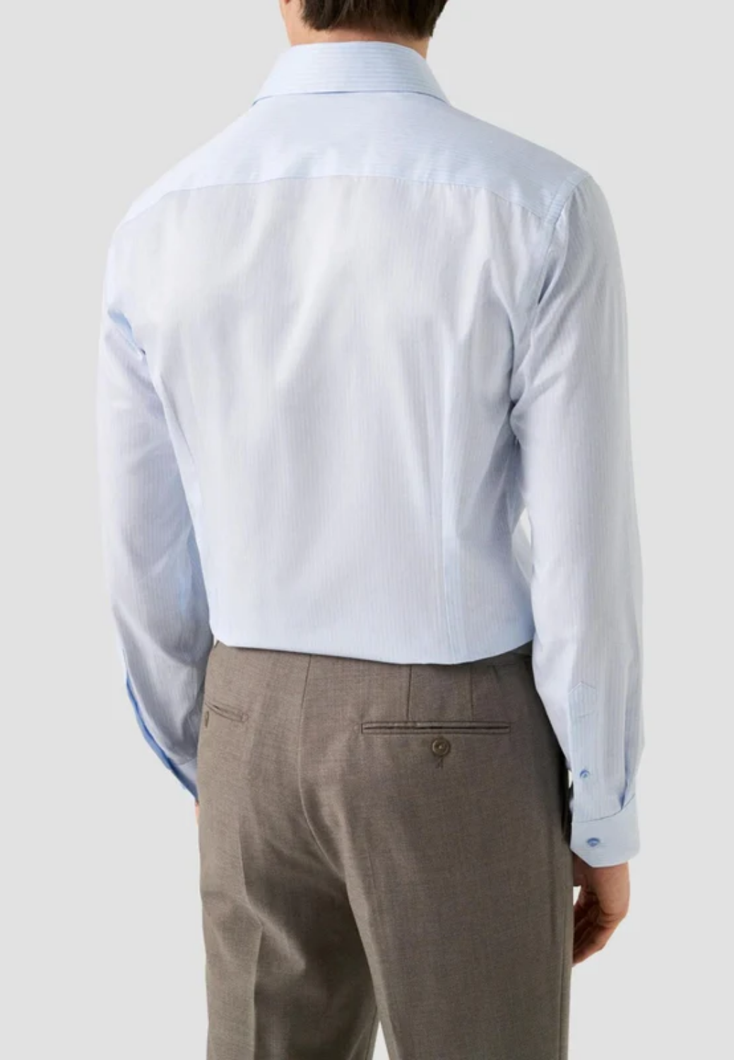 Contemporary Fit Stripe Shirt - Bright Blue-16-Bright Blue-ETON OF SWEDEN-Levy's Clothier