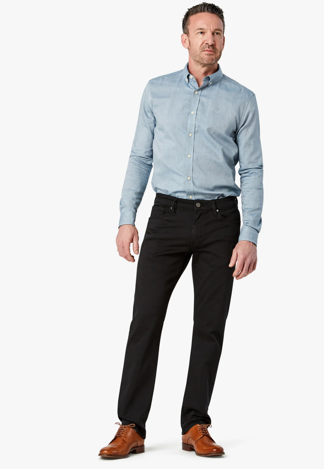 Courage Straight Leg Pants In Select Double Black
