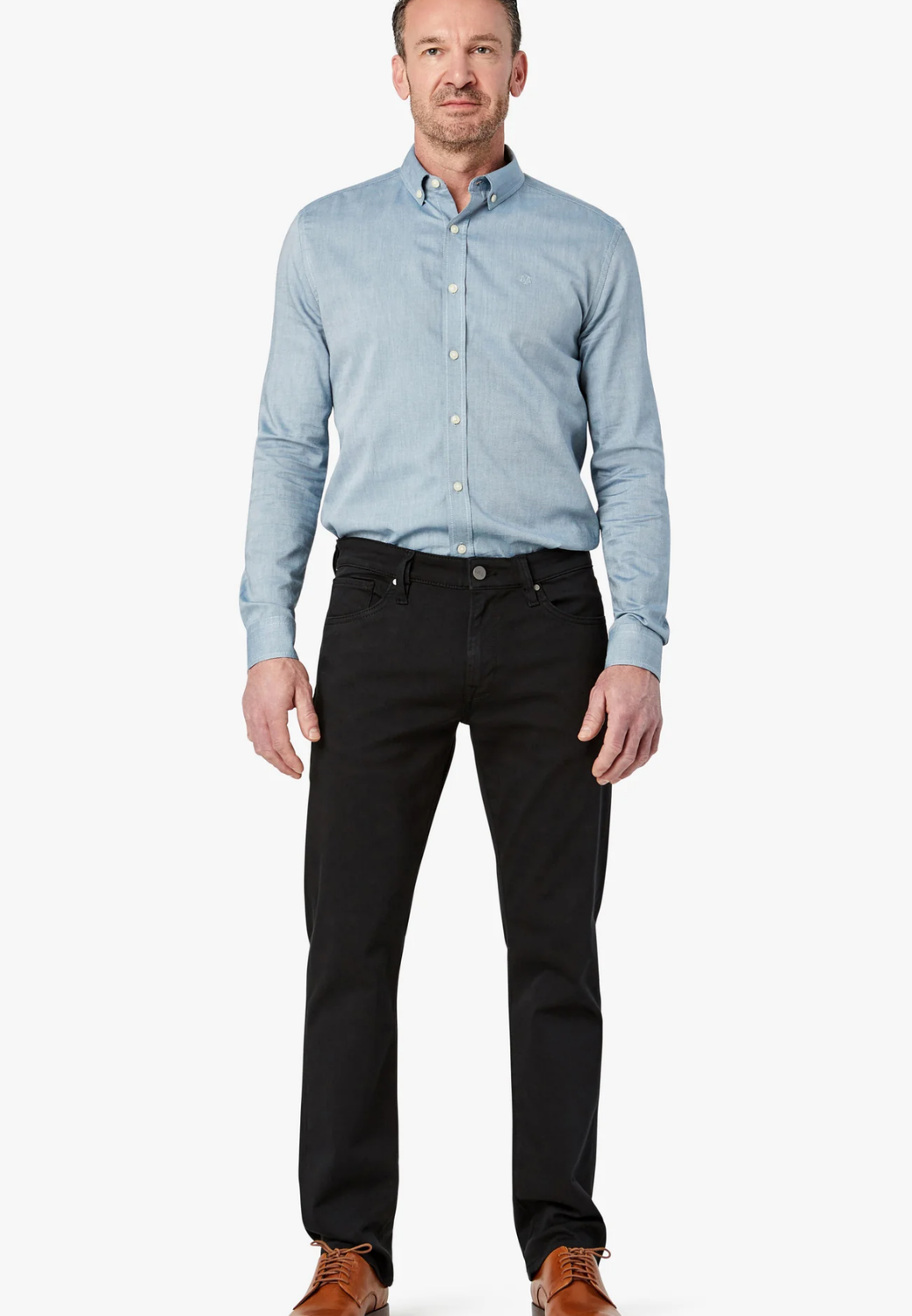 Courage Straight Leg Pants In Select Double Black