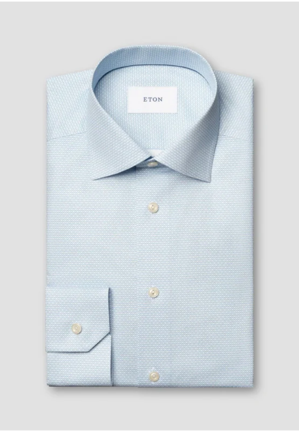 Contemporary Fit Shirt - Blue-16.5-Blue-ETON OF SWEDEN-Levy's Clothier