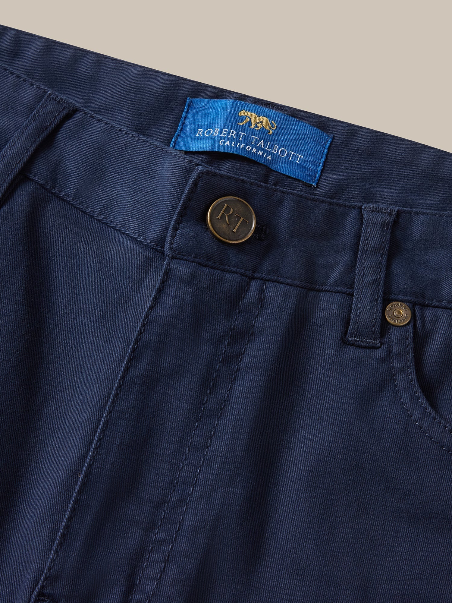 Rockwell 5 Pocket Pant-32-NAVY-ROBERT TALBOTT-Levy's Clothier