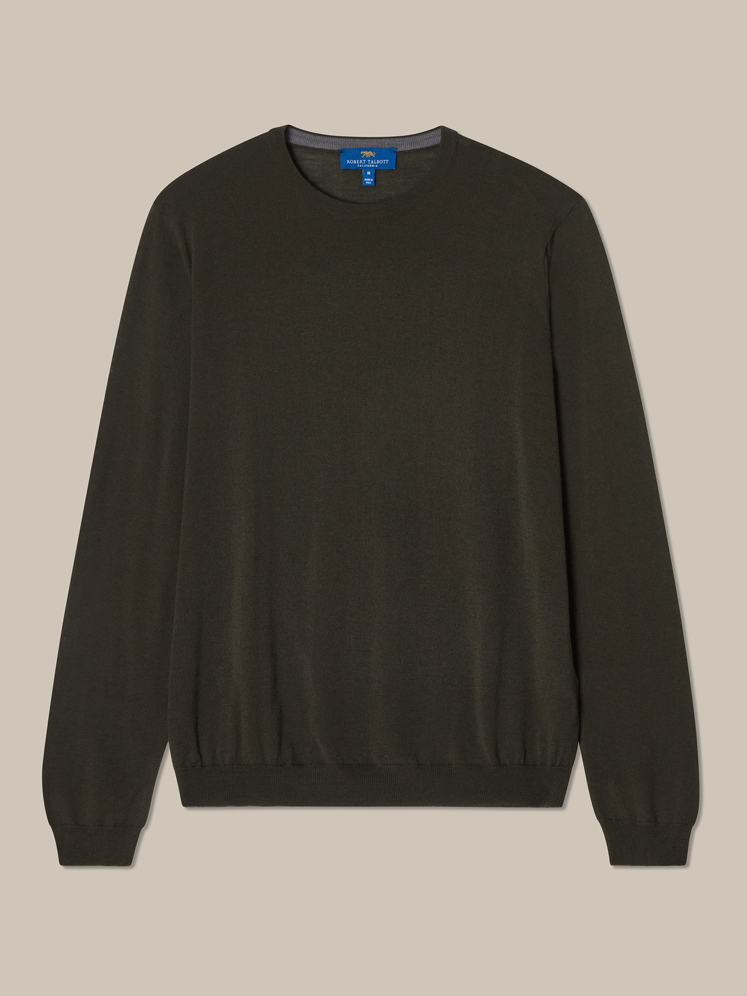 Keaton Crewneck Sweater-M-BLACK-ROBERT TALBOTT-Levy's Clothier