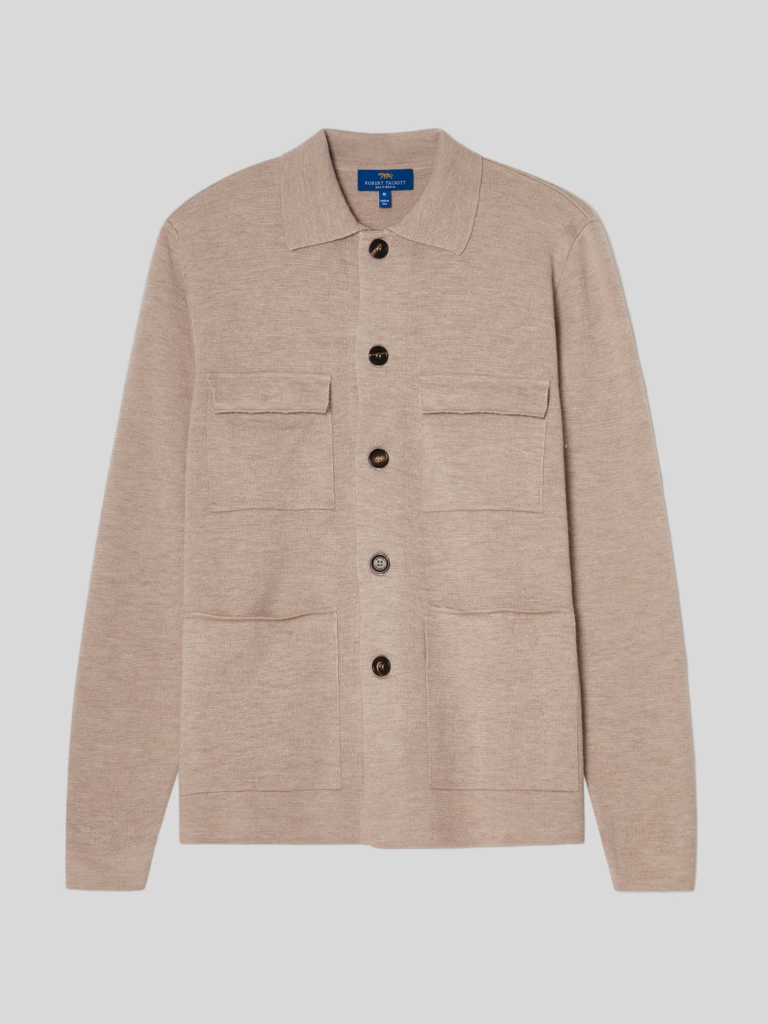 Landon Sweater Jacket-M-SAND-ROBERT TALBOTT-Levy's Clothier