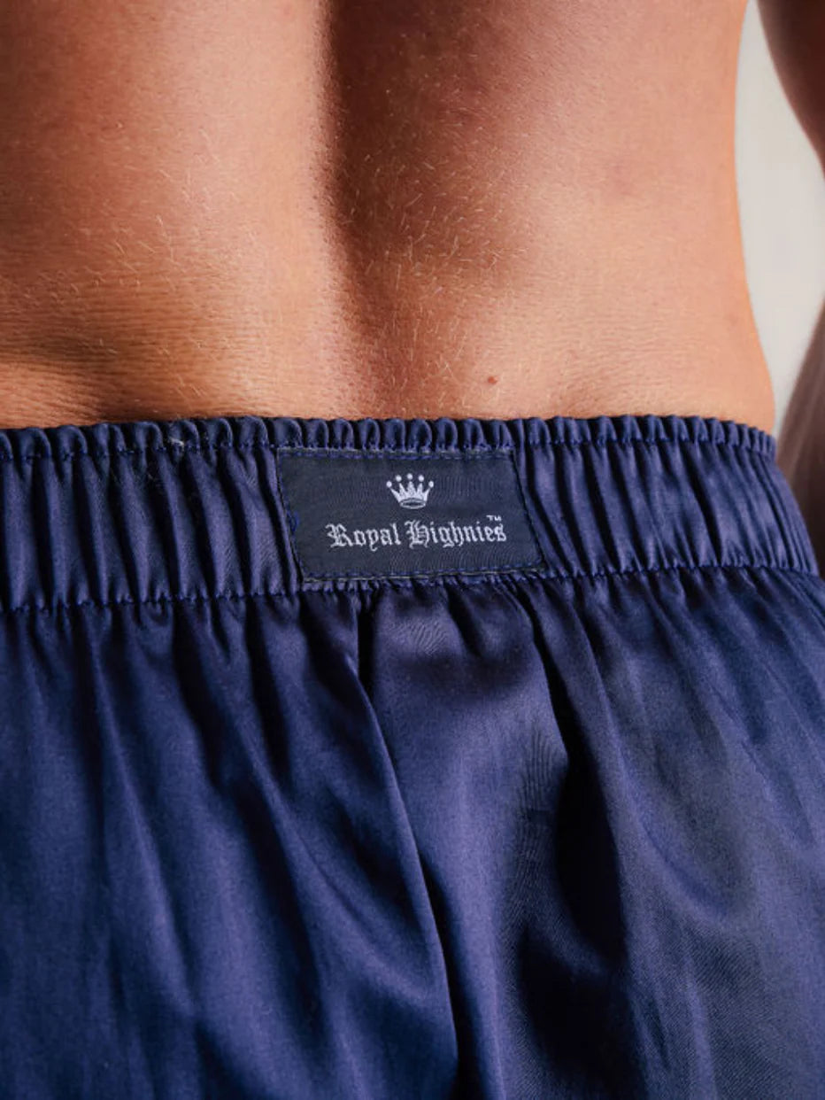 The Royal Boxer Pack Navy (2 pairs)-32-NAVY-ROYAL HIGHNIES-Levy's Clothier