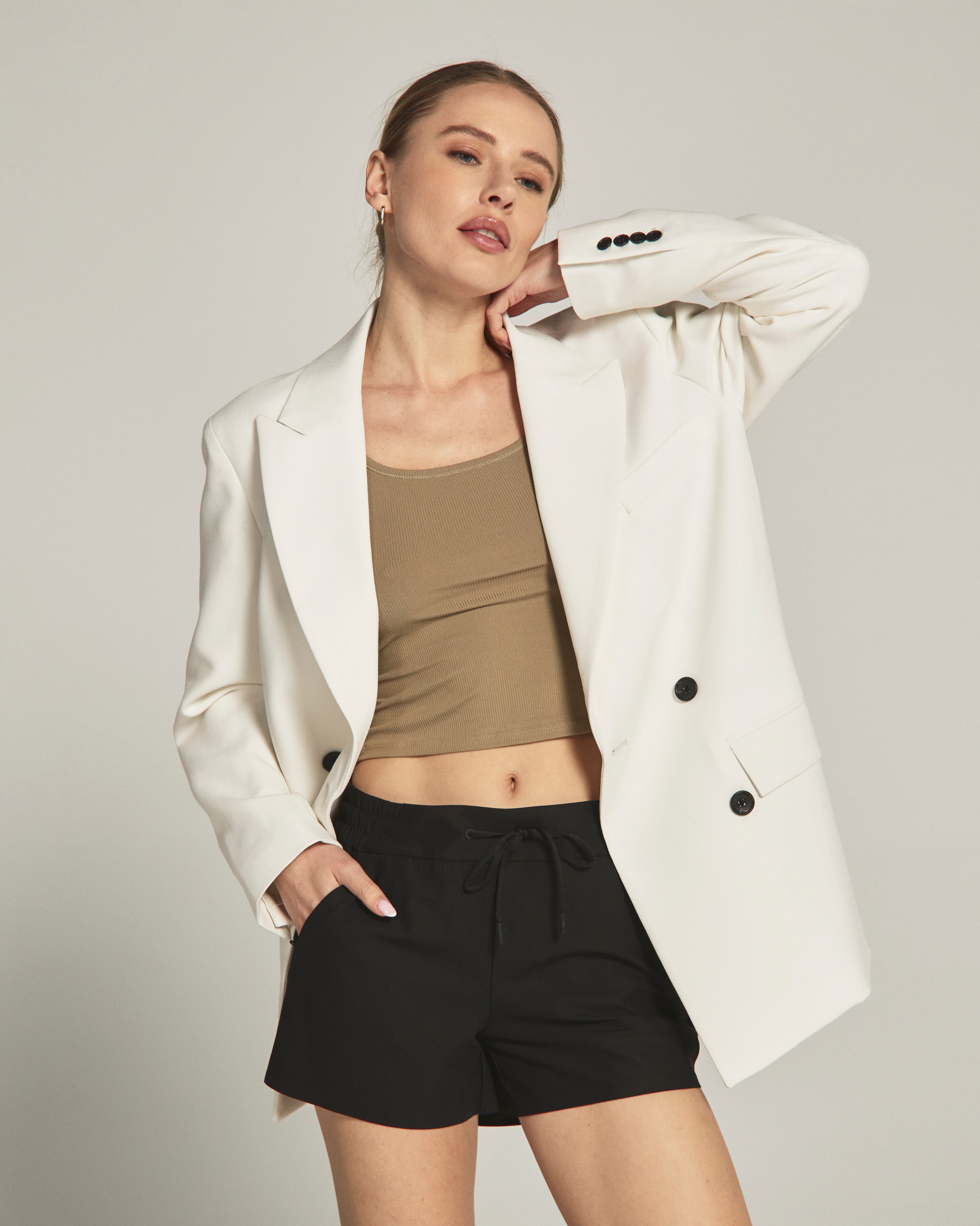 Darcie Blazer-XS-IVORY-7 DIAMONDS-Levy's Clothier