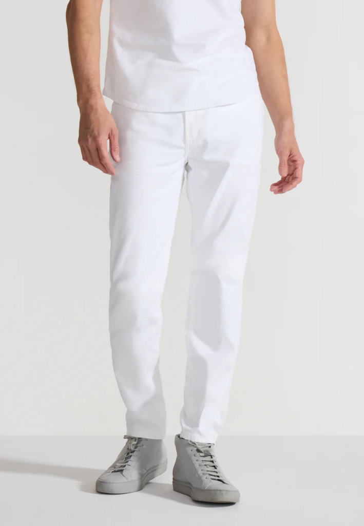 Blanc Slim Fit Stretch Denim Pant – White-30-BLANC-MONFRÈRE-Levy's Clothier