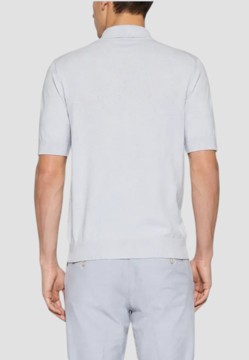 Short Sleeve Polo Knit Shirt-M-SAND-ELEVENTY-Levy's Clothier