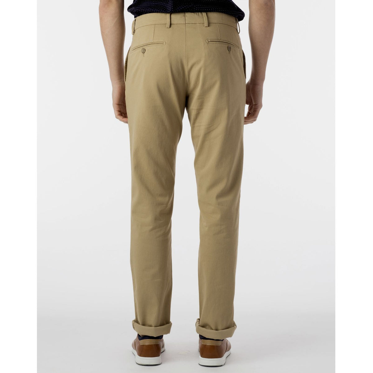 Perma Color Pima Twill Khaki Pants - Khaki