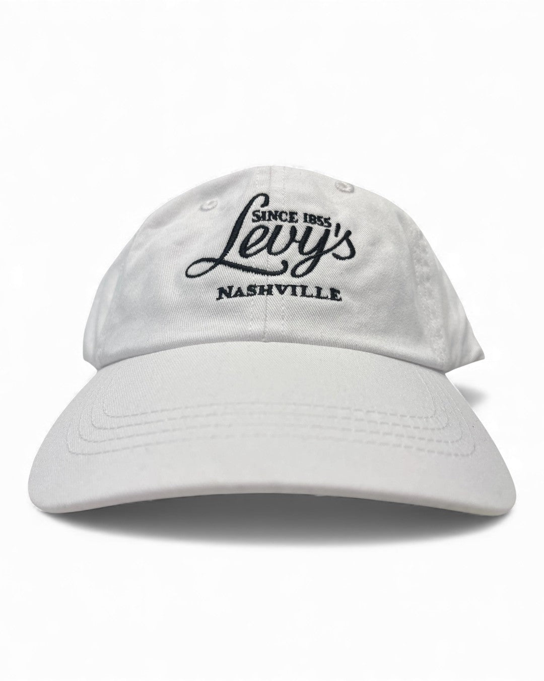 Levy's Twill Baseball Cap with Pre-Curved Brim-O/S-NAVY-Levy's-Levy's Clothier
