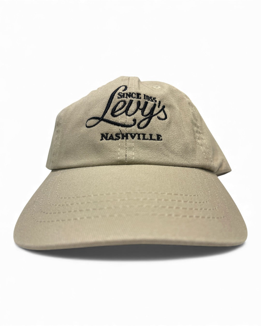 Levy's Twill Baseball Cap with Pre-Curved Brim-O/S-NAVY-Levy's-Levy's Clothier