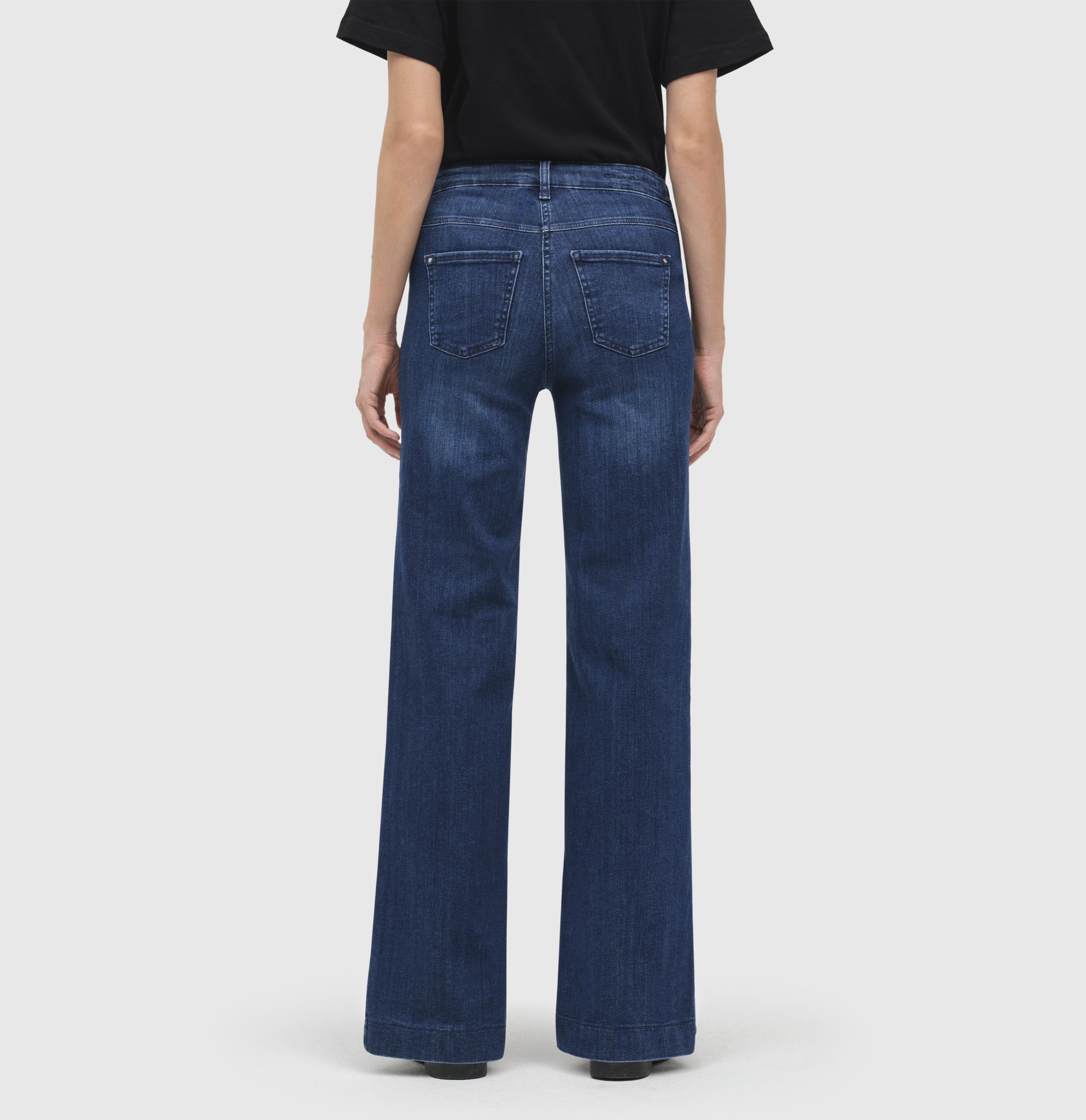Dream Wide Denim - Cobalt