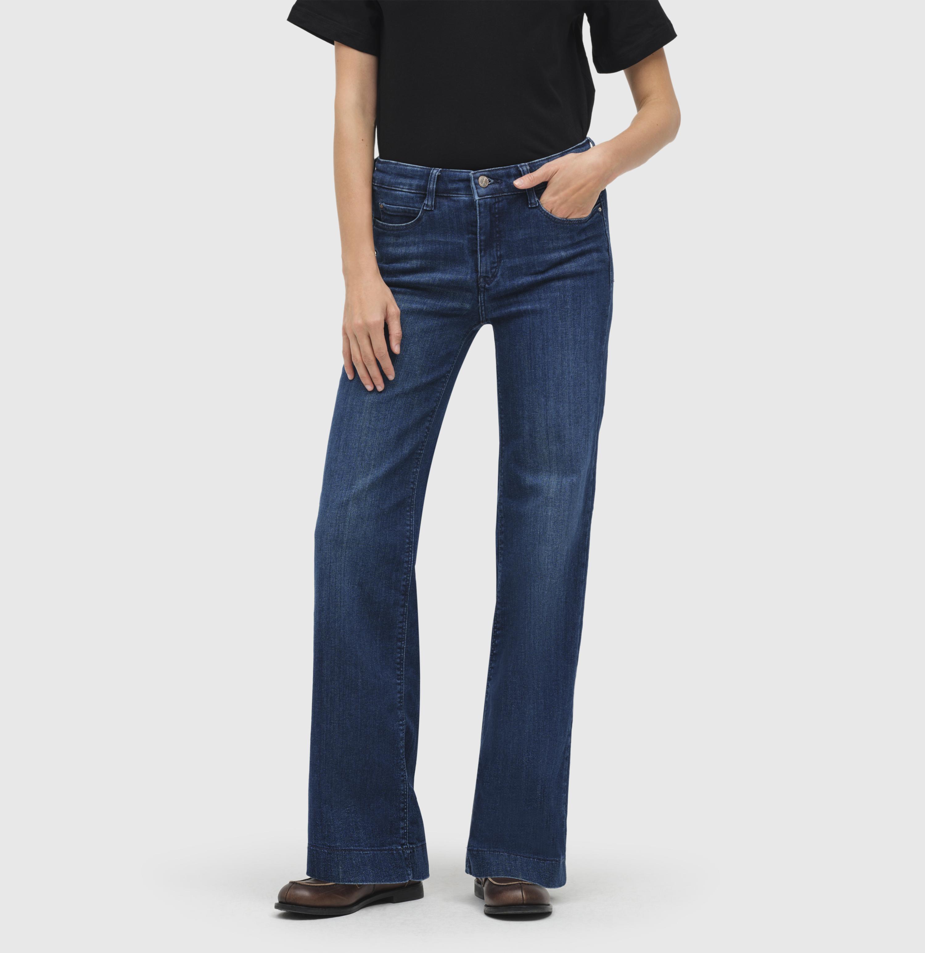 Dream Wide Denim - Cobalt