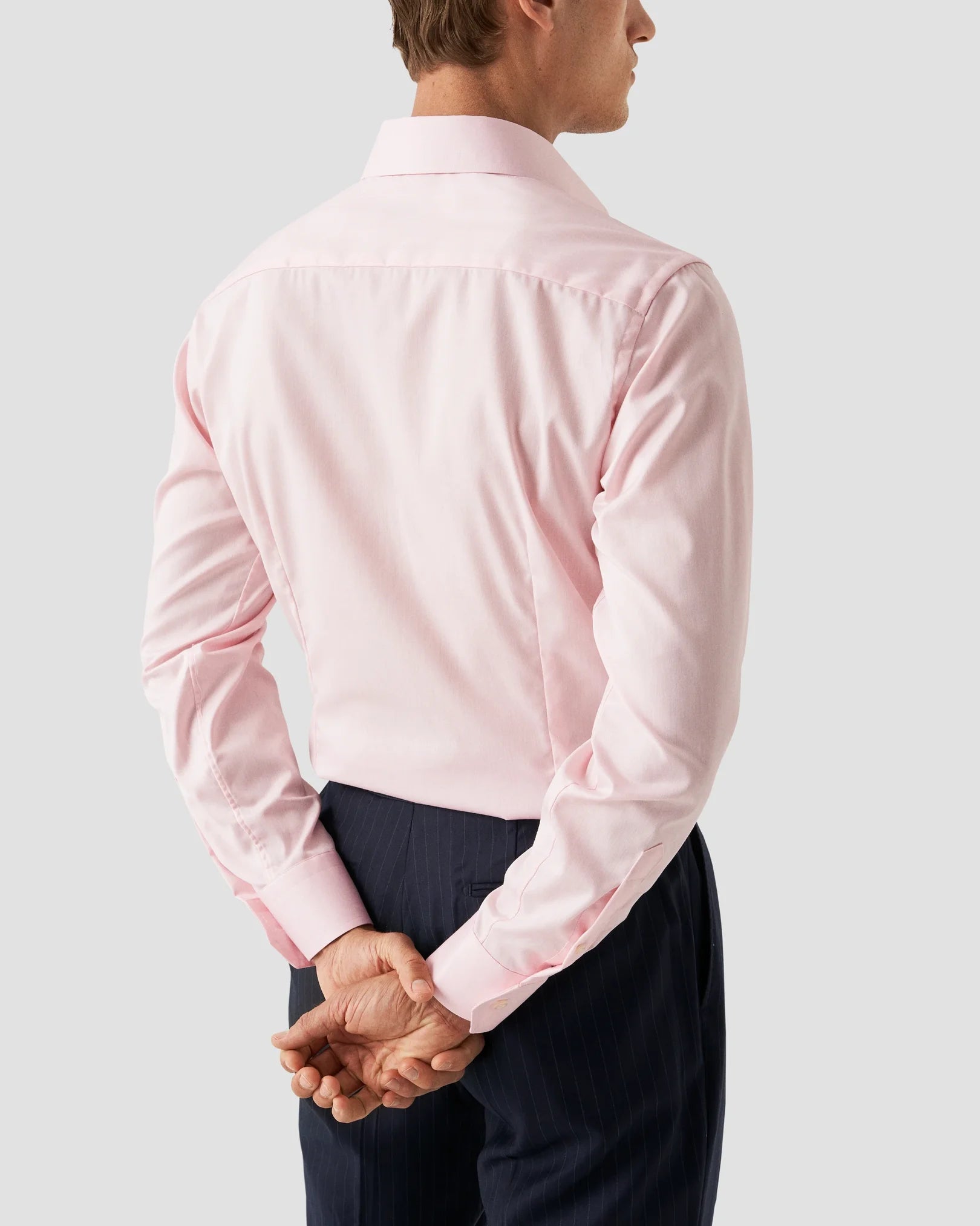 Signature Solid Twill Shirt - Pink