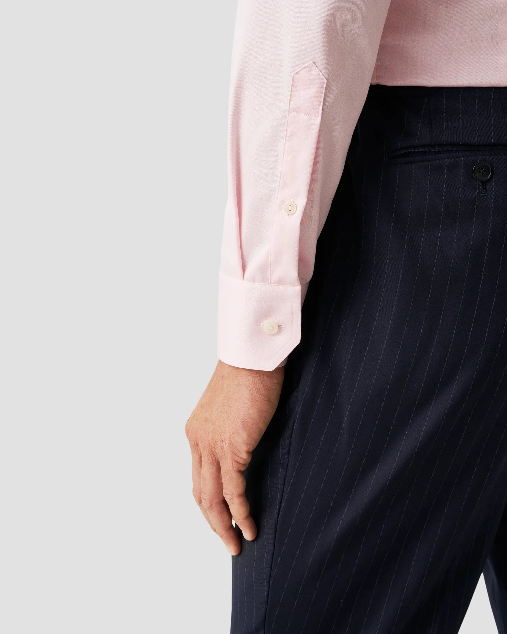 Signature Solid Twill Shirt - Pink