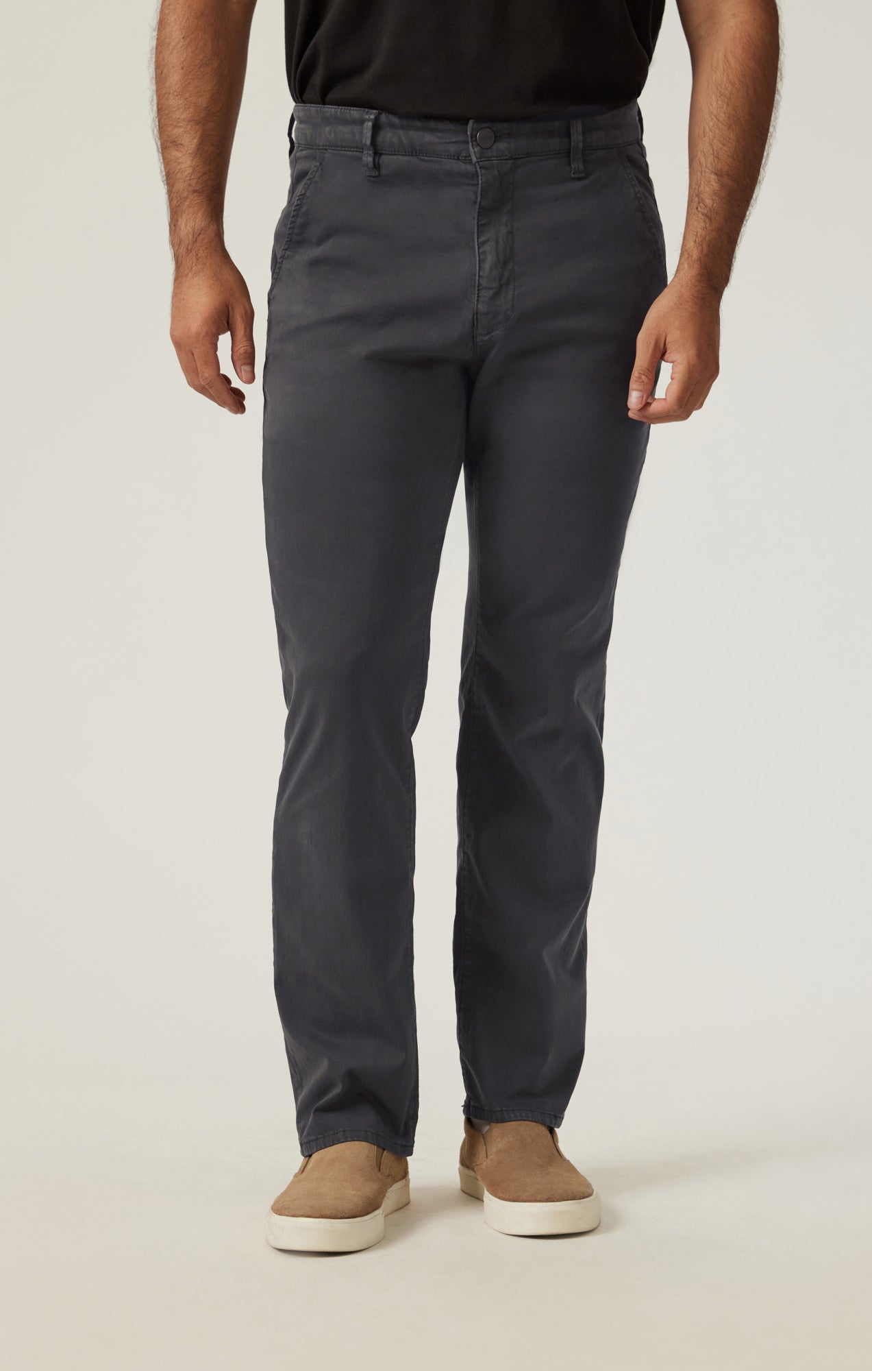 Charisma Relaxed Straight Chino in Ash Twill-33-32"-34 HERITAGE-Levy's Clothier