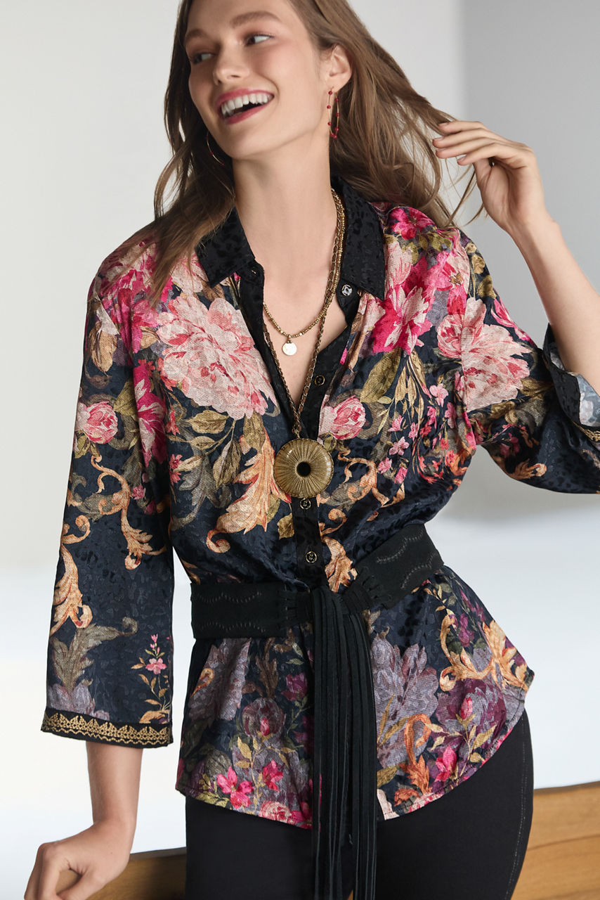 Kimono Sleeve Shirt - Cheri