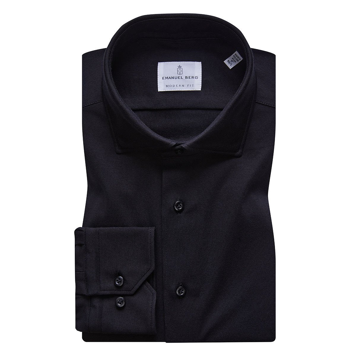 Modern 4 Flex Stretch Knit Shirt - Black