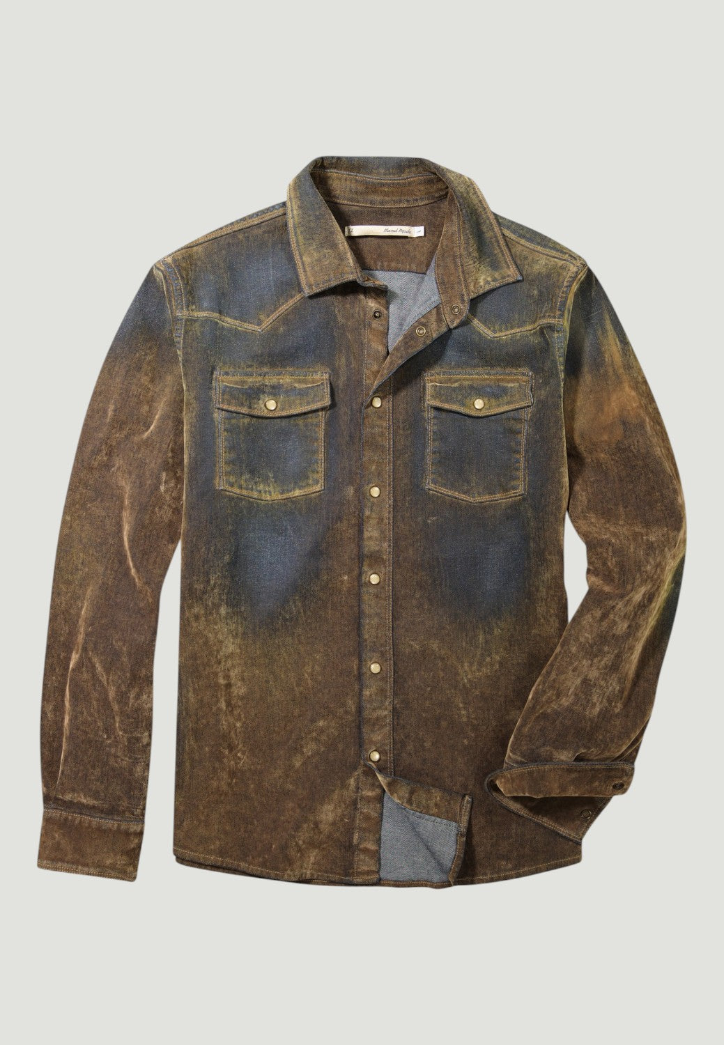Roper Over-Dyed Western Snap Shirt-L-428-TELERIA ZED-Levy's Clothier