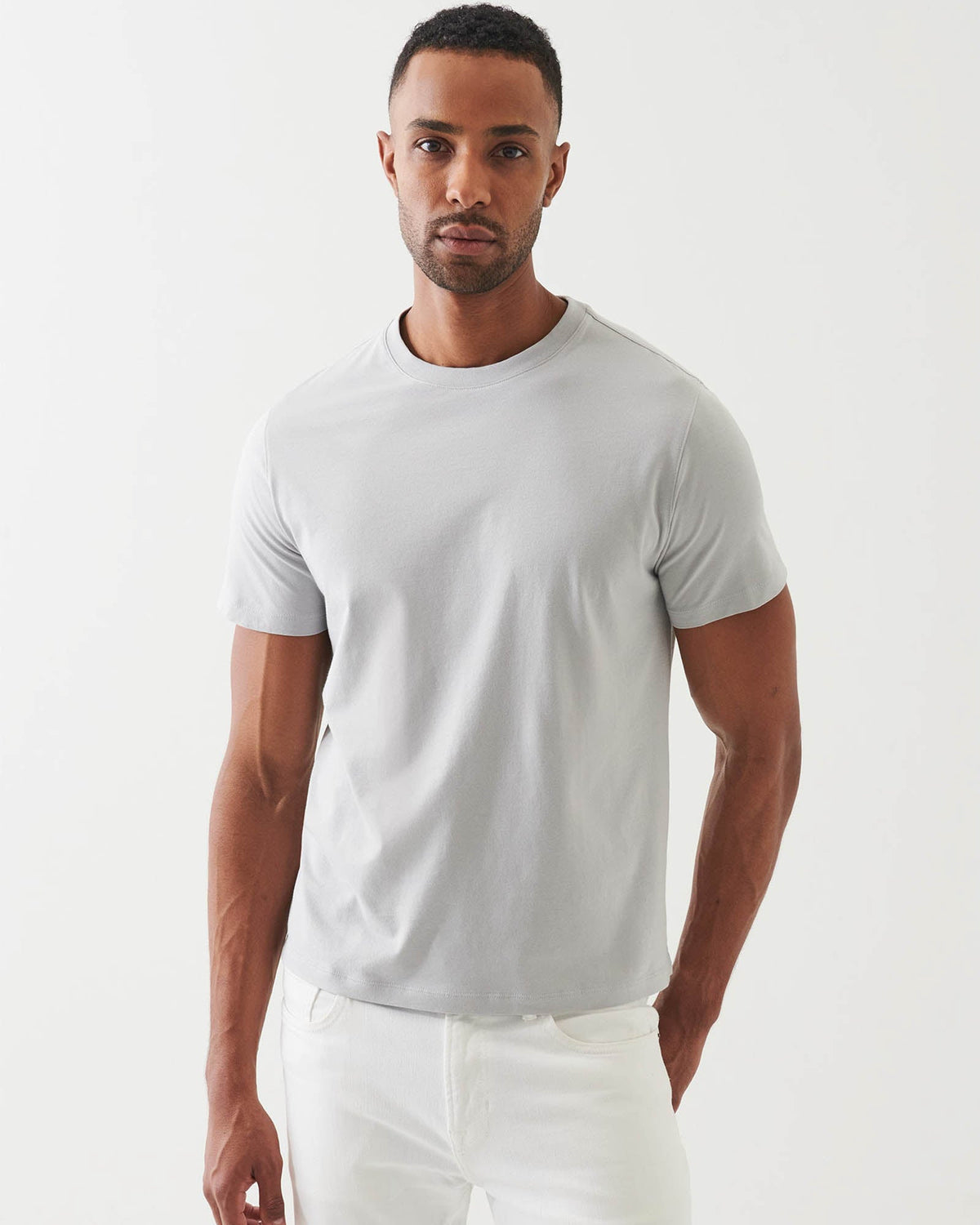 PYA (Patrick Assaraf) High Neck T-Shirt-M-001BL-PYA BLACK LABEL-Levy's Clothier