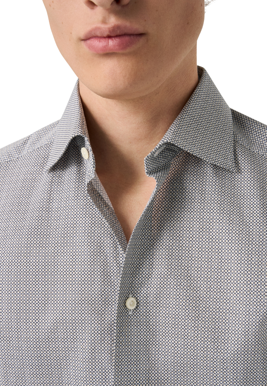 Signature Twill Shirt - Micro Print-15.5-MICRO PRINT-ETON OF SWEDEN-Levy's Clothier