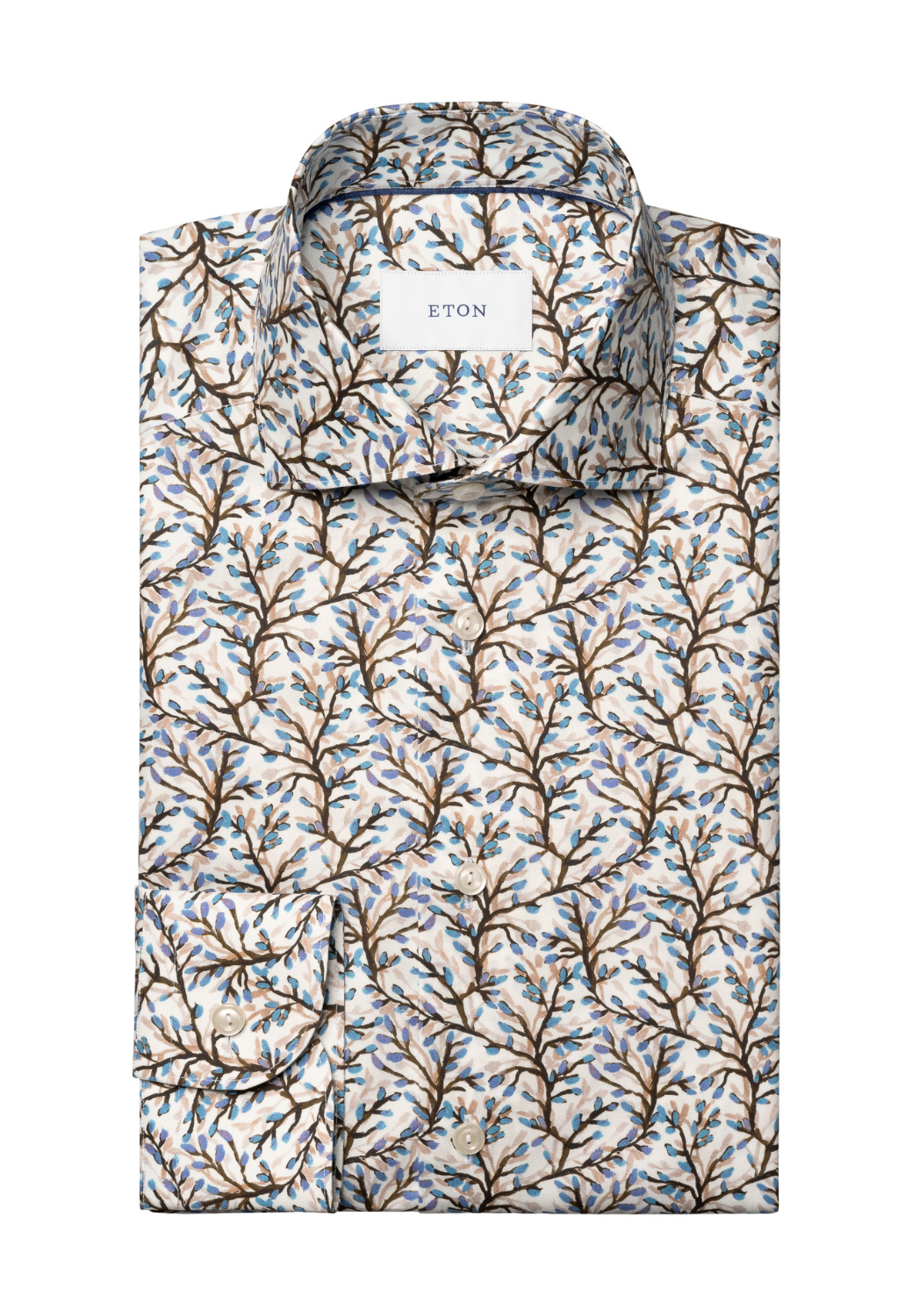 Floral Print Shirt-15.5-FLORAL-ETON OF SWEDEN-Levy's Clothier