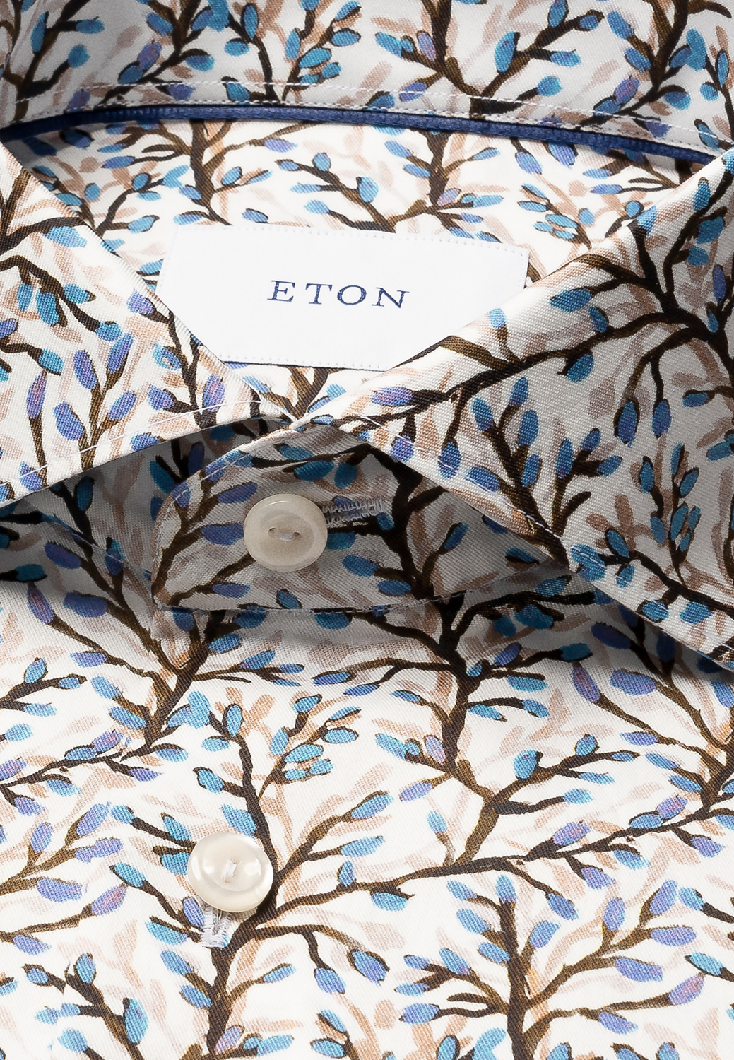 Floral Print Shirt-15.5-FLORAL-ETON OF SWEDEN-Levy's Clothier