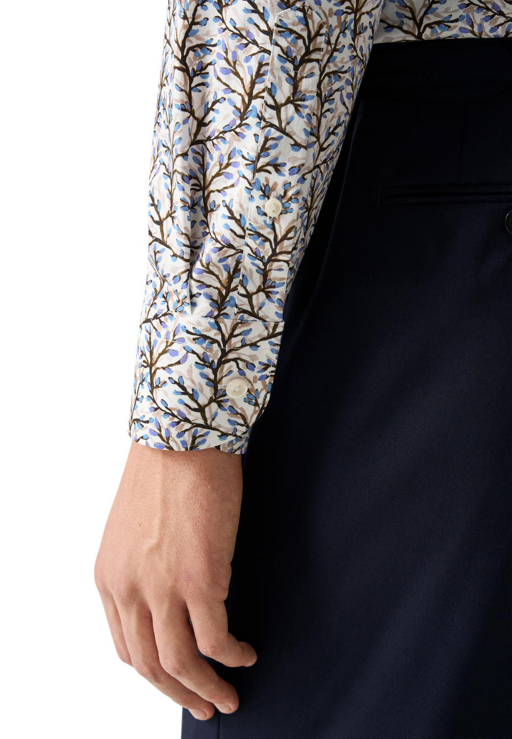 Floral Print Shirt-15.5-FLORAL-ETON OF SWEDEN-Levy's Clothier