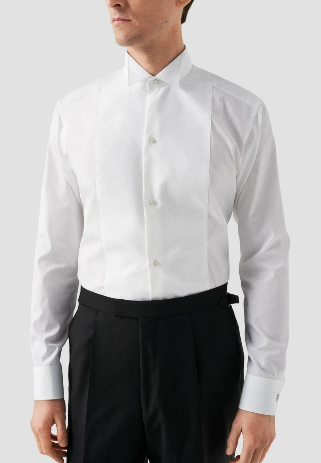 Contemporary Fit Gala Shirt - White-15.5-WHITE-ETON OF SWEDEN-Levy's Clothier