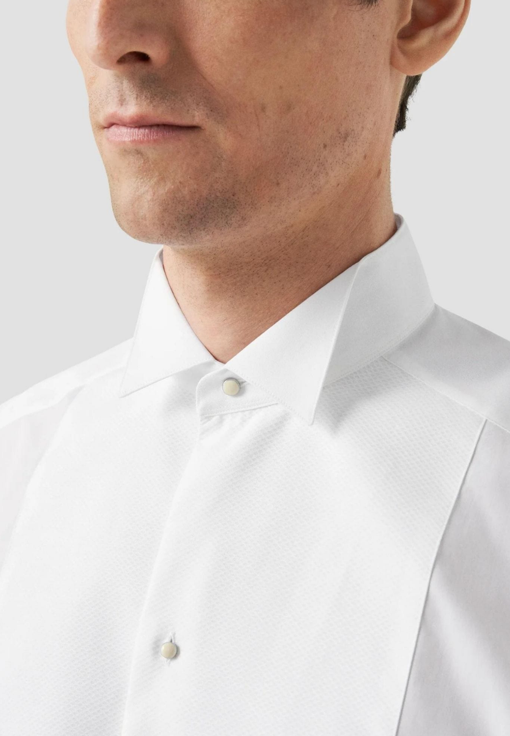 Contemporary Fit Gala Shirt - White-15.5-WHITE-ETON OF SWEDEN-Levy's Clothier