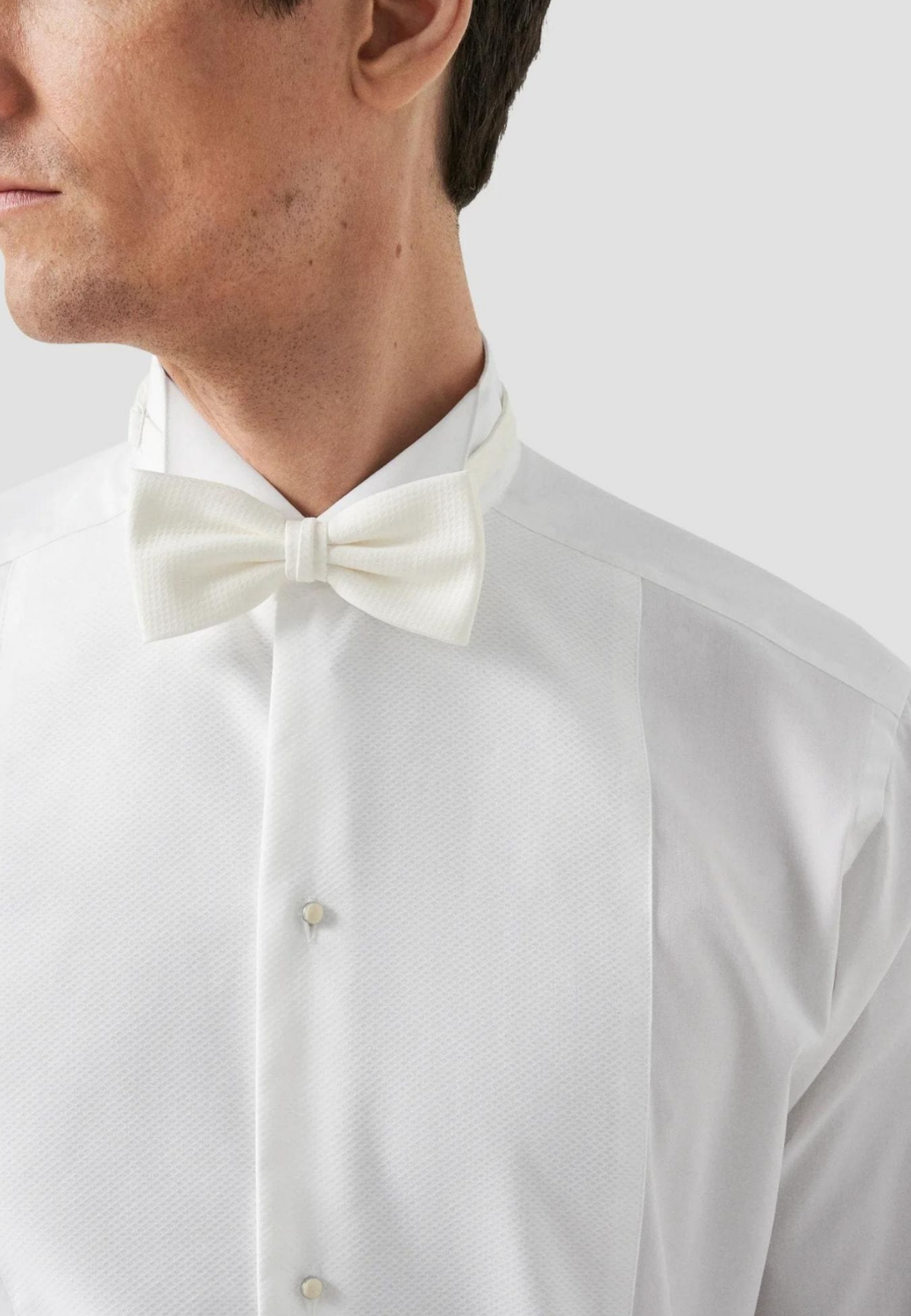 Contemporary Fit Gala Shirt - White-15.5-WHITE-ETON OF SWEDEN-Levy's Clothier
