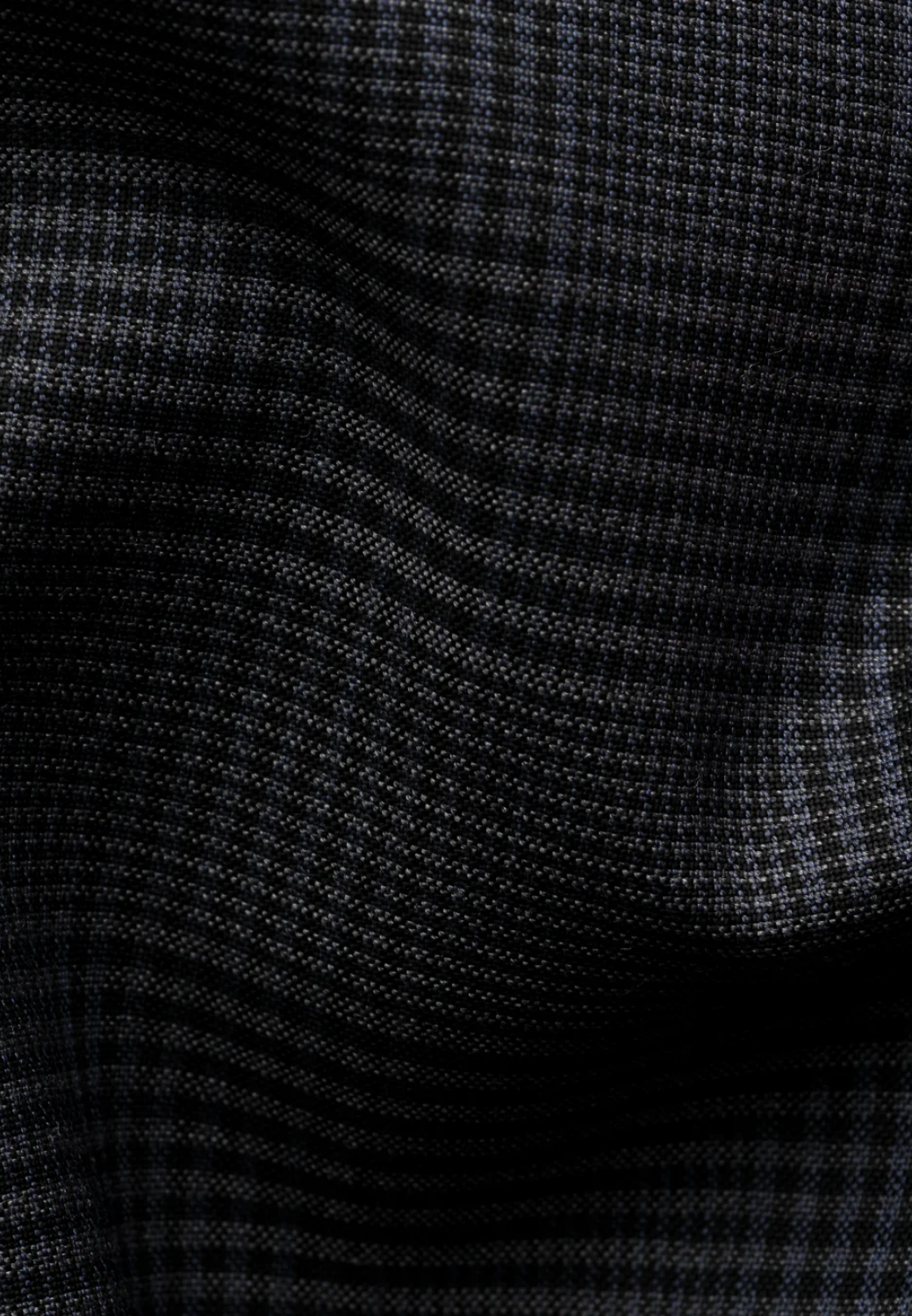 Check 120 Merino Wool Shirt-15.5-GREY-ETON OF SWEDEN-Levy's Clothier
