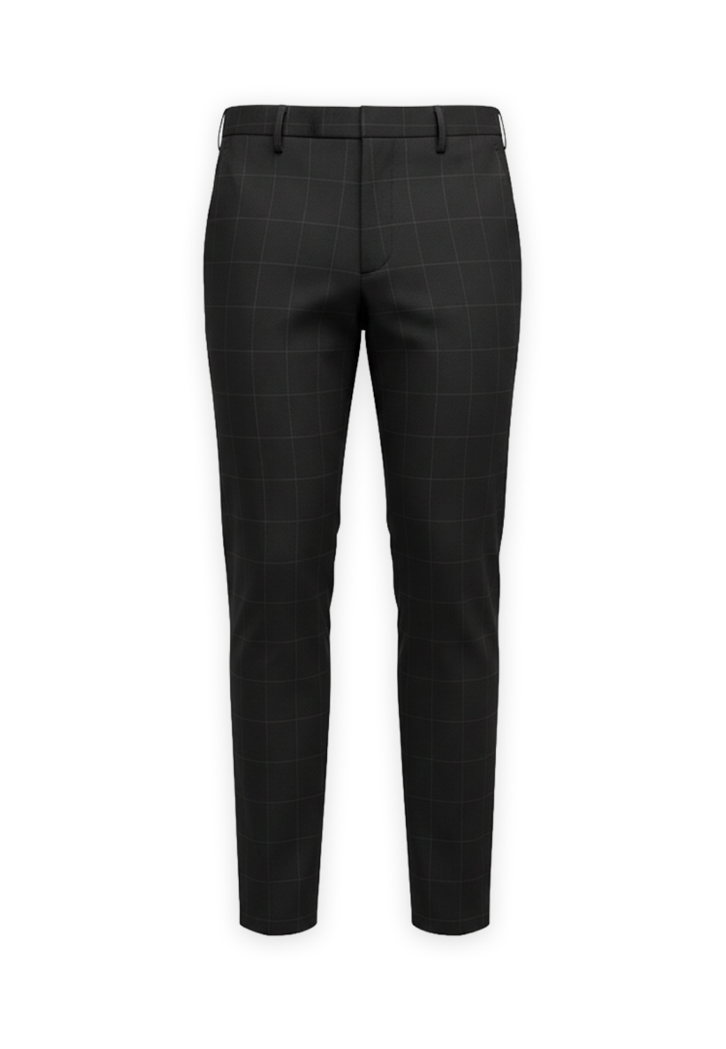 Black Windowpane Suit