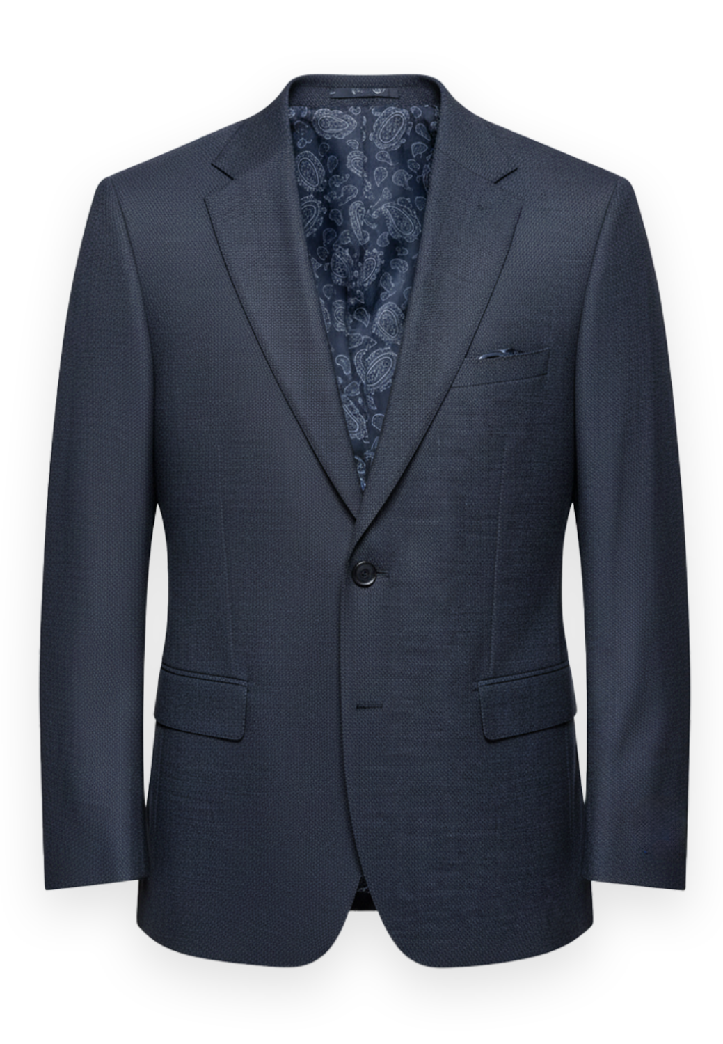 Blue Birdseye Suit