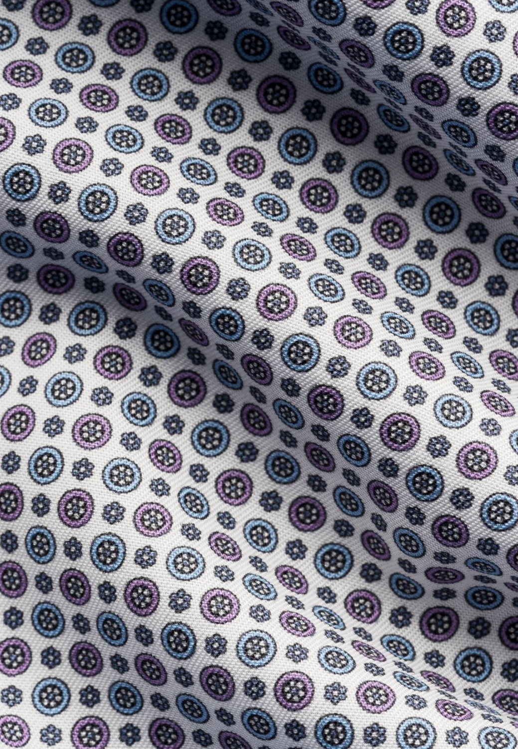 Micro Floral Print Shirt - Purple-15.5-PURPLE-ETON OF SWEDEN-Levy's Clothier