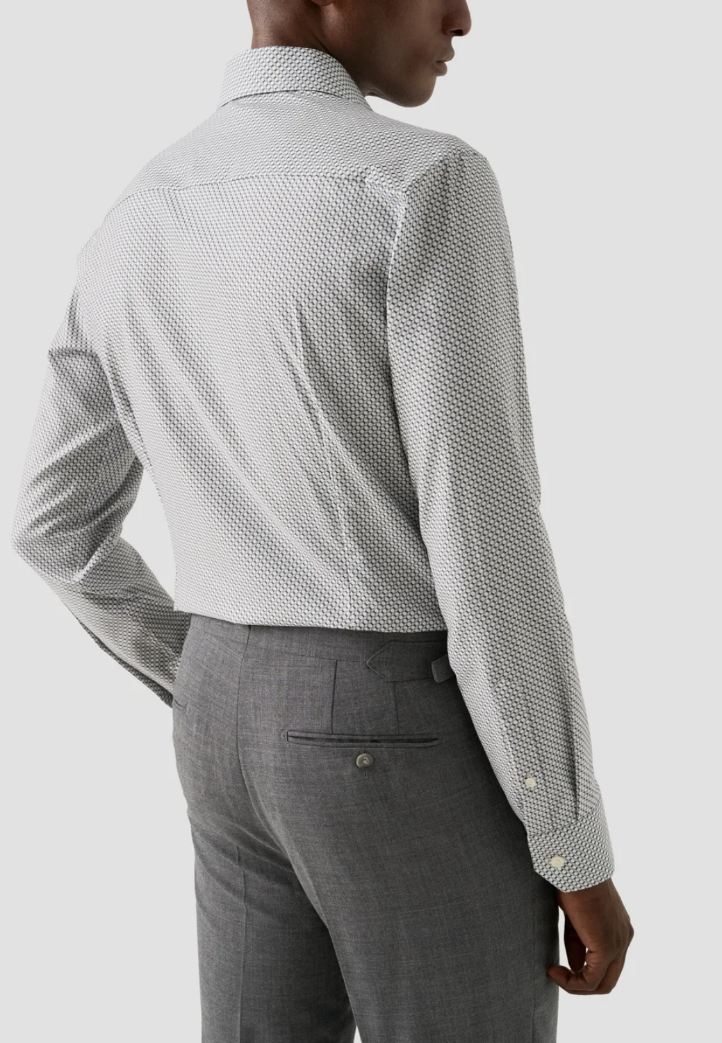 Geometric Signature Twill Shirt-15.5-ETON OF SWEDEN-Levy's Clothier