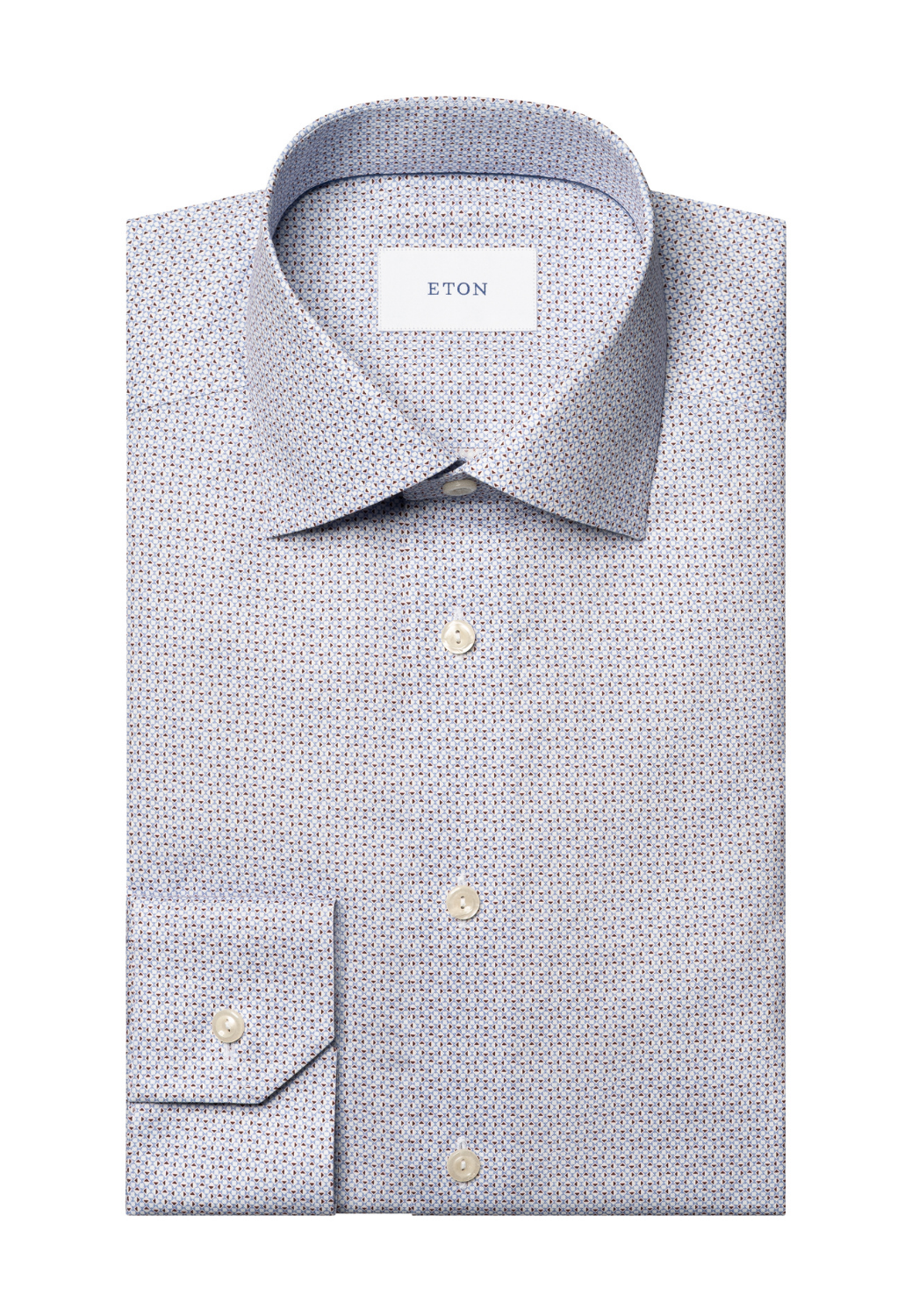 Micro Print Signature Twill Shirt-15.5/39-MICRO PRINT-ETON OF SWEDEN-Levy's Clothier